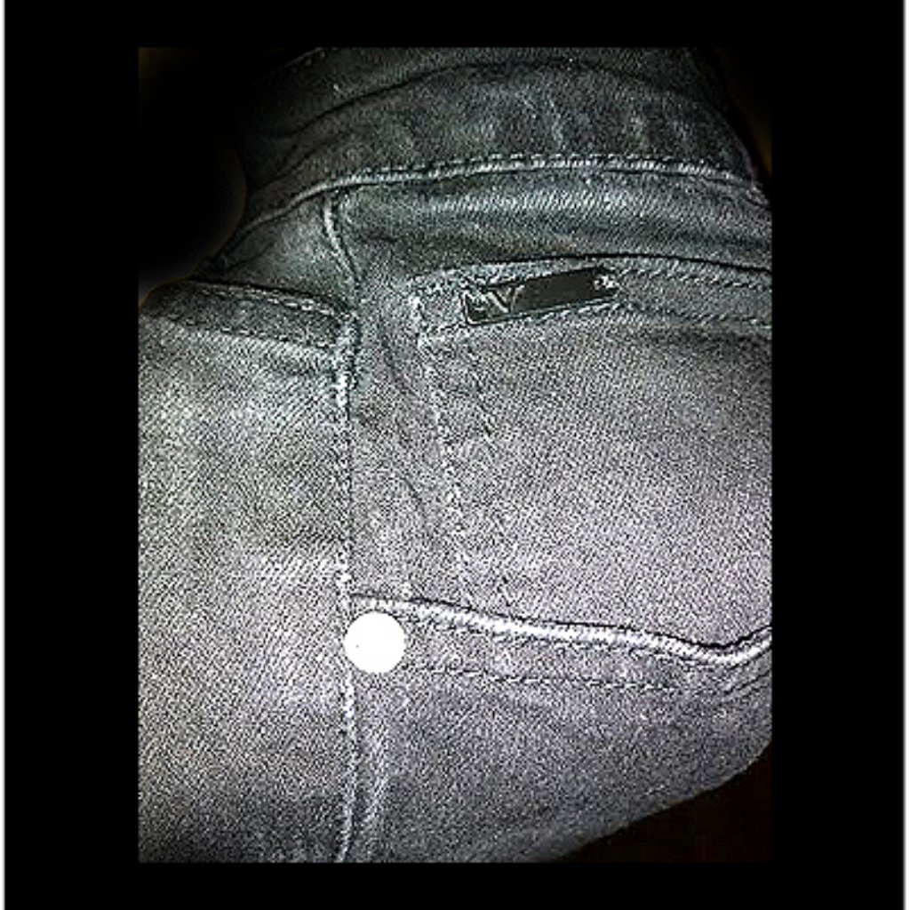 New Authentic Very Fashionable Versace V1969 Italia Black Onyx Zippered Jeans